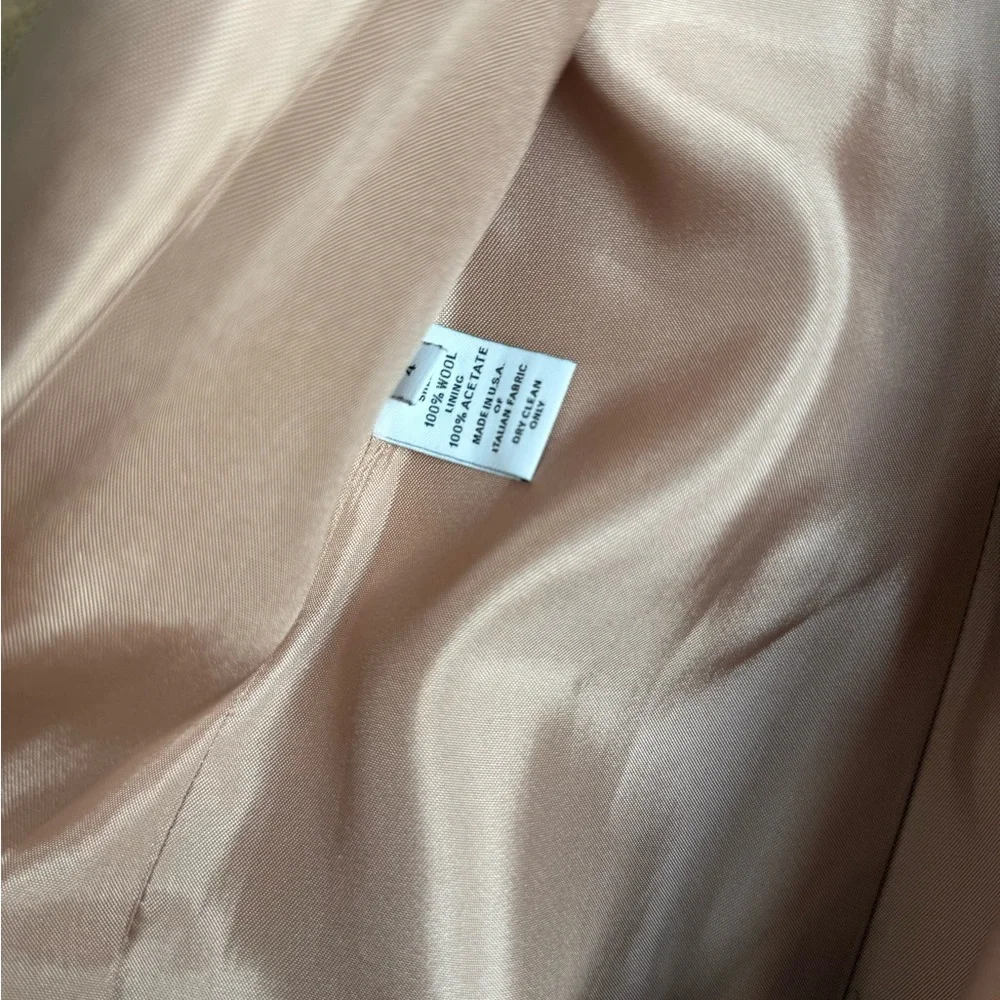 Fleurette Women’s Camel Overcoat - 100% wool - Picture 5 of 6